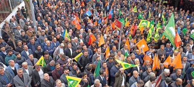 Batman'dan AK Parti adaylarına görkemli karşılama