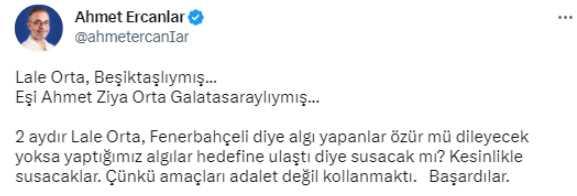 Ünlü yorumcunun paylaştığı gazete küpürü sosyal medyayı salladı: Lale Orta Beşiktaşlı çıktı Ünlü yorumcunun paylaştığı gazete küpürü sosyal medyayı salladı: Lale Orta Beşiktaşlı çıktı