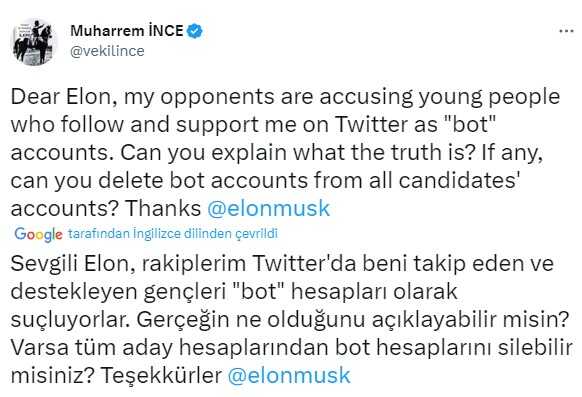 20 günde 300 bin takipçi kaybeden Muharrem İnce'nin hesabına bot takipçi yüklendiği ortaya çıktı