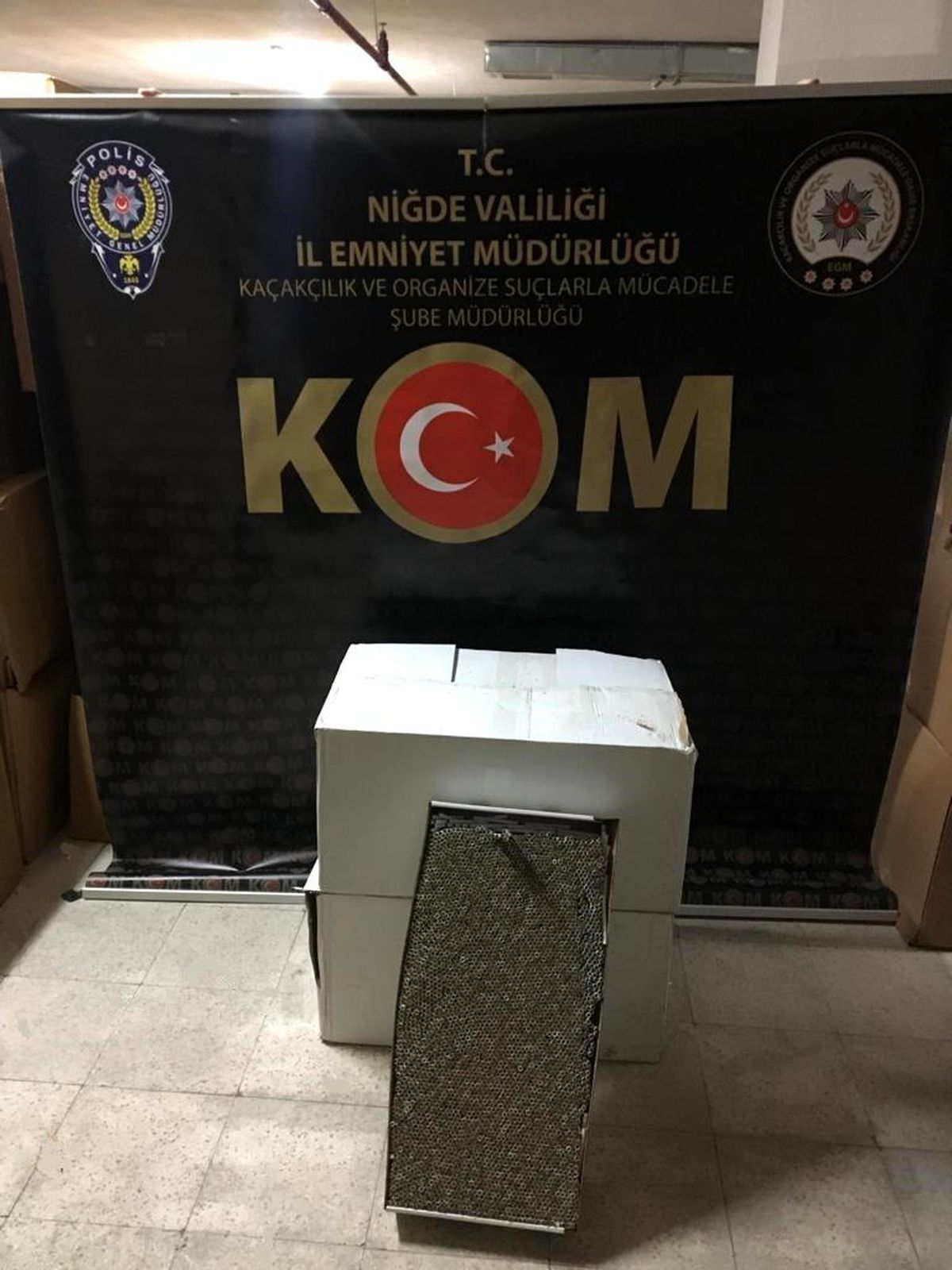 Gümrük Kaçağı 44 Bin Adet Dolu Makaron Ele Geçirildi