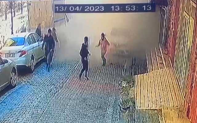 Güngören'de çöken binanın çökme anına dair görüntüler ortaya çıktı