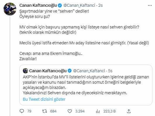 Kaftancıoğlu'nun 'Yakalandınız' diyerek işaret ettiği AK Partili ismin kim olduğu ortaya çıktı! Kaftancıoğlu'nun 'Yakalandınız' diyerek işaret ettiği AK Partili ismin kim olduğu ortaya çıktı!