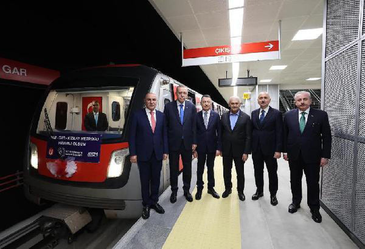 Keçiören Belediye Başkanı, AKM-Gar-Kızılay Metro Hattı için Erdoğan'a teşekkür etti