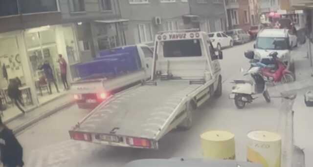 Balıkesir'deki cinayet anları güvenlik kamerasına yansıdı
