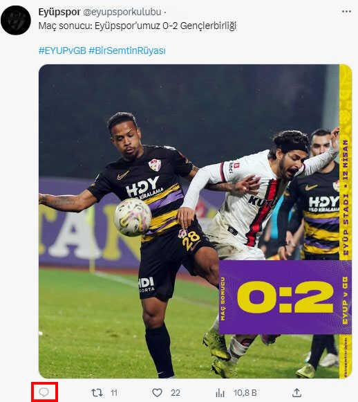 Bir anda tepetaklak olan Eyüpspor'dan kendi taraftarına önlem! Artık yorum yapamıyorlar Bir anda tepetaklak olan Eyüpspor'dan kendi taraftarına önlem! Artık yorum yapamıyorlar