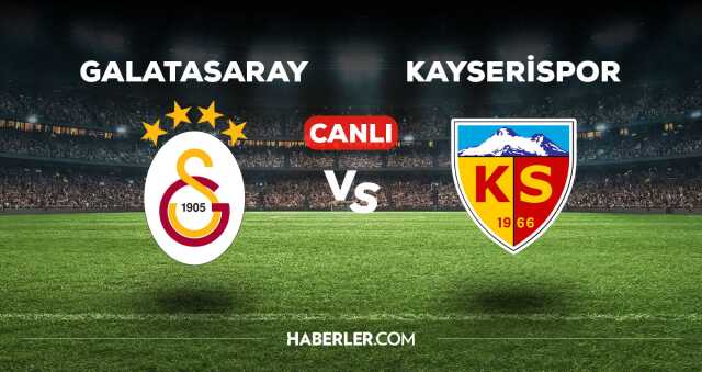 Galatasaray - Kayserispor maçı kaç kaç, bitti mi? MAÇ SKORU! Galatasaray - Kayserispor maçı kaç kaç, canlı maç skoru!