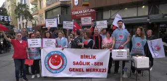 İzmir'de Memurlardan Sembolik Protesto: Gelin ve Damada Altın Yerine Soğan Taktılar