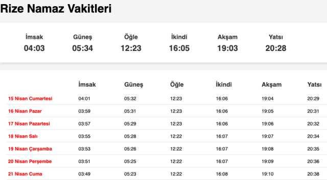 Rize, Trabzon, Ordu sahur ne zaman, saat kaçta? 14 Nisan Trabzon, Rize, Ordu imsak vakti! Ordu, Rize, Trabzon sabah ezanı saat kaçta okunuyor? Rize, Trabzon, Ordu sahur ne zaman, saat kaçta? 14 Nisan Trabzon, Rize, Ordu imsak vakti! Ordu, Rize, Trabzon sabah ezanı saat kaçta okunuyor?