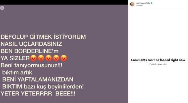Zerrin Özer, kişilik bozukluğu hastalığıyla mücadele ettiğini açıkladı Zerrin Özer, kişilik bozukluğu hastalığıyla mücadele ettiğini açıkladı