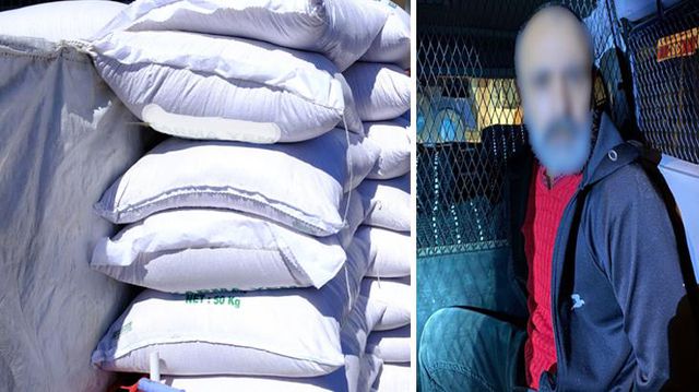 Devriye görevi yapan bekçiler fark etti! Firari 'suç makinesi' çuvalların arasından çıktı