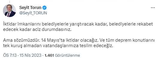 Kılıçdaroğlu'nun vaadini hedef alan Bakan Kurum'a CHP'den yanıt: 14 Mayıs'ta iktidar olacağız ve ücretsiz yapacağız