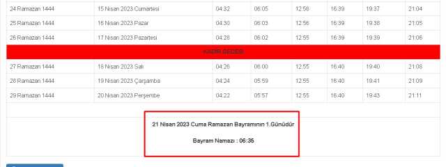 Bartın 2023 Bayram Namazı saat kaçta kılınacak? Bartın'da Ramazan Bayramı namazı ne zaman, saat kaçta? Bartın bayram namazı hangi gün?