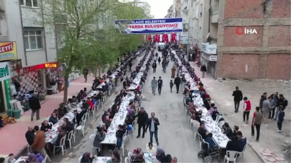 Elazığ'da 5 bin vatandaşın katılımıyla iftar programı düzenlendi