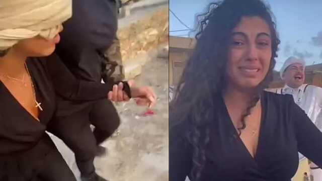 Görüntülere tepki yağıyor! Evlenme teklifi için kız arkadaşını kaçırttı