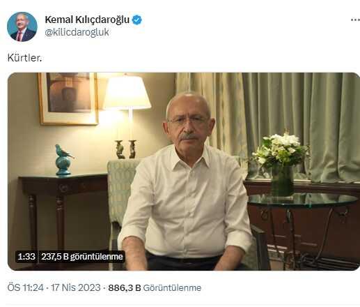 Kılıçdaroğlu 'Kürtler' notuyla yeni video paylaştı: Milyonlarca insanımıza terörist muamelesi yapıyorlar