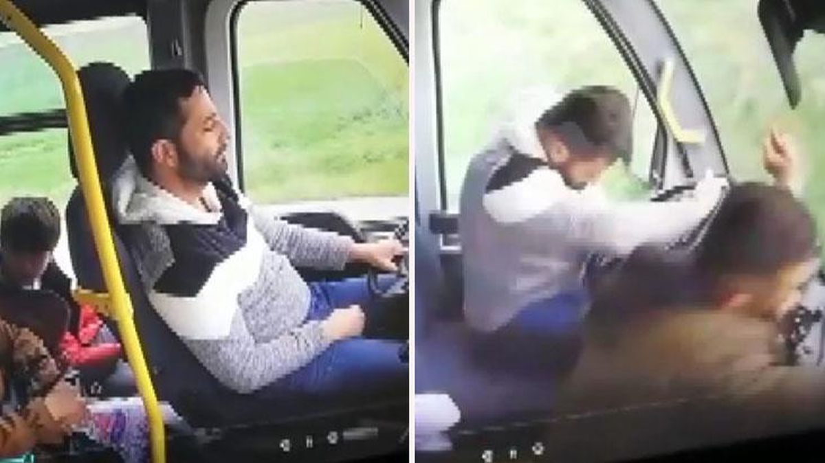 Şoför uykuya dalınca halk otobüsü tarlaya uçtu! Yolcuların ölümden döndüğü anlar araç kamerasına yansıdı