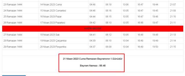 Bilecik 2023 Bayram Namazı saat kaçta kılınacak? Bilecik'te Ramazan Bayramı namazı ne zaman, saat kaçta? Bilecik bayram namazı hangi gün?