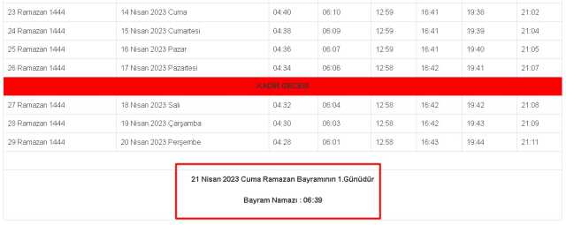 Bolu 2023 Bayram Namazı saat kaçta kılınacak? Bolu'da Ramazan Bayramı namazı ne zaman, saat kaçta? Bolu bayram namazı hangi gün?