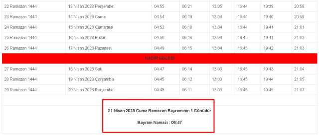 Burdur 2023 Bayram Namazı saat kaçta kılınacak? Burdur'da Ramazan Bayramı namazı ne zaman, saat kaçta? Burdur bayram namazı hangi gün?