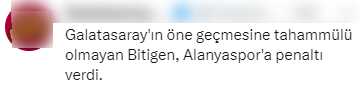 Galatasaraylılar çılgına döndü! Bitigen'in çaldığı penaltı kıyameti kopardı