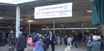Karabiga Belediyesi bin 500 kişilik iftar yemeği verdi