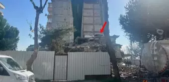 Kartal'da yıkım sırasında bitişik binadaki dairenin duvarı delindi