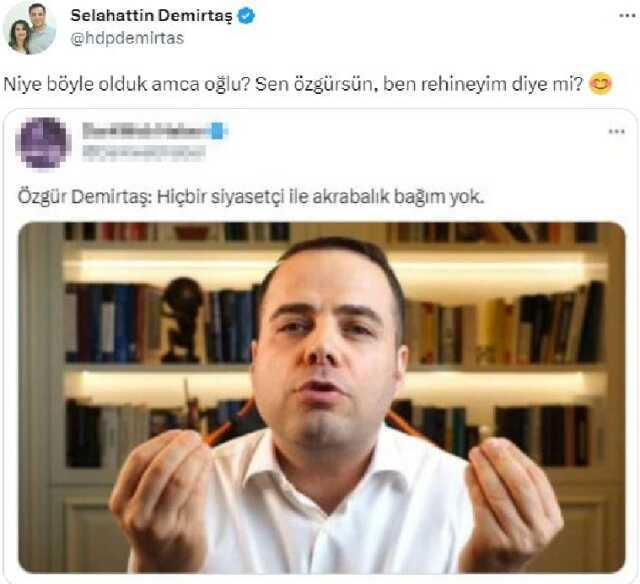 Selahattin Demirtaş ve Özgür Demirtaş kardeş mi? Selahattin Demirtaş ile Özgür Demirtaş akraba mı?