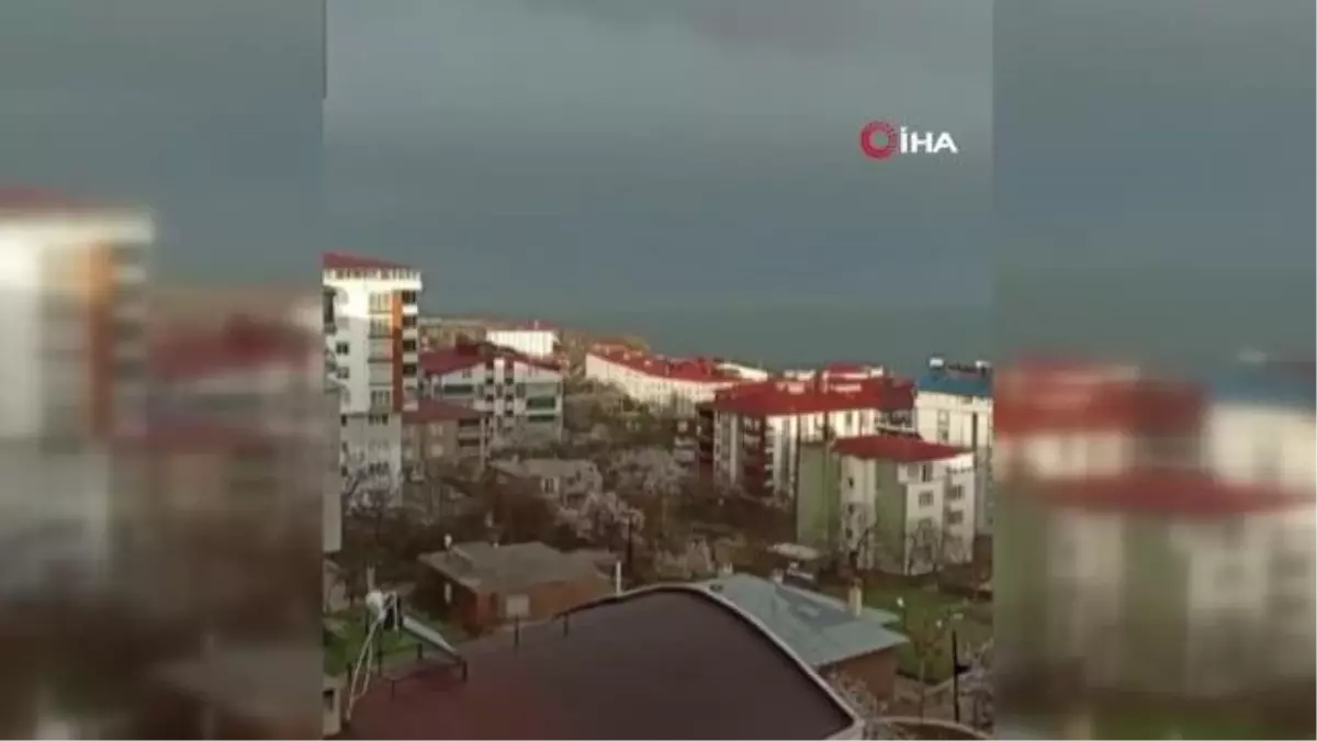 Van Gölü'nde gökkuşağı mest etti