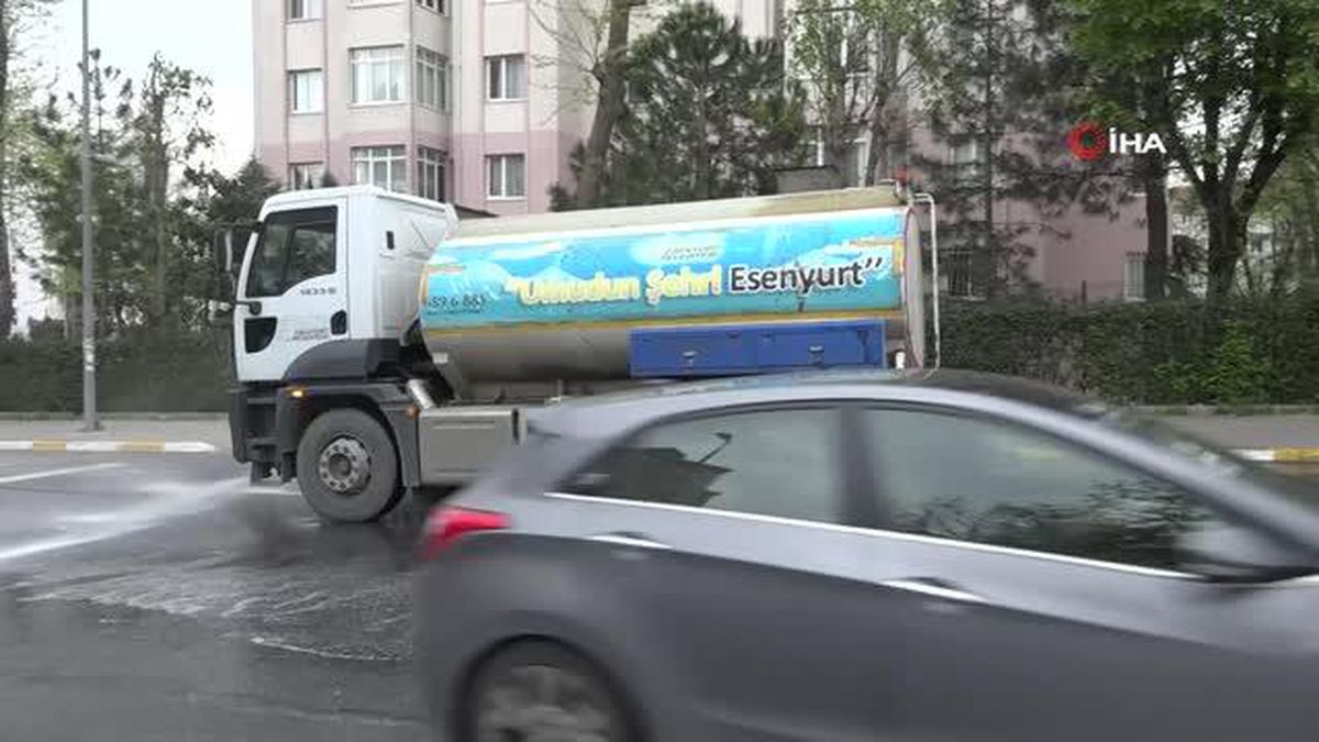 Esenyurt sokaklarında bayram temizliği