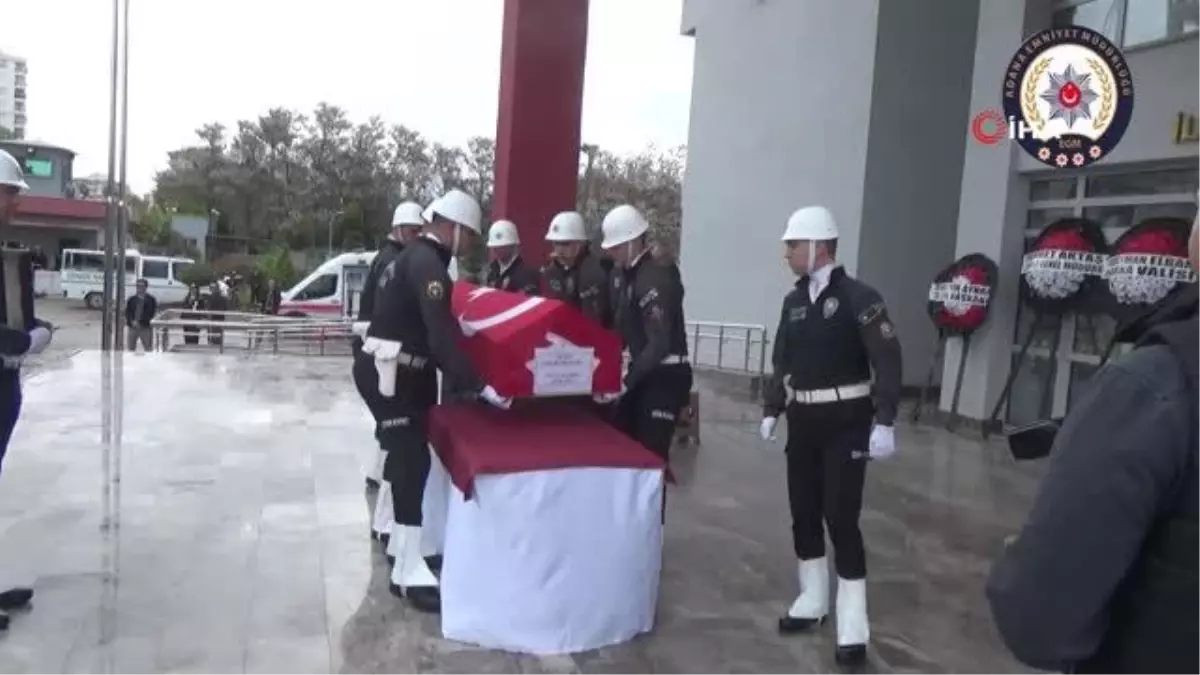 Şehit düşen polis için tören düzenlendi