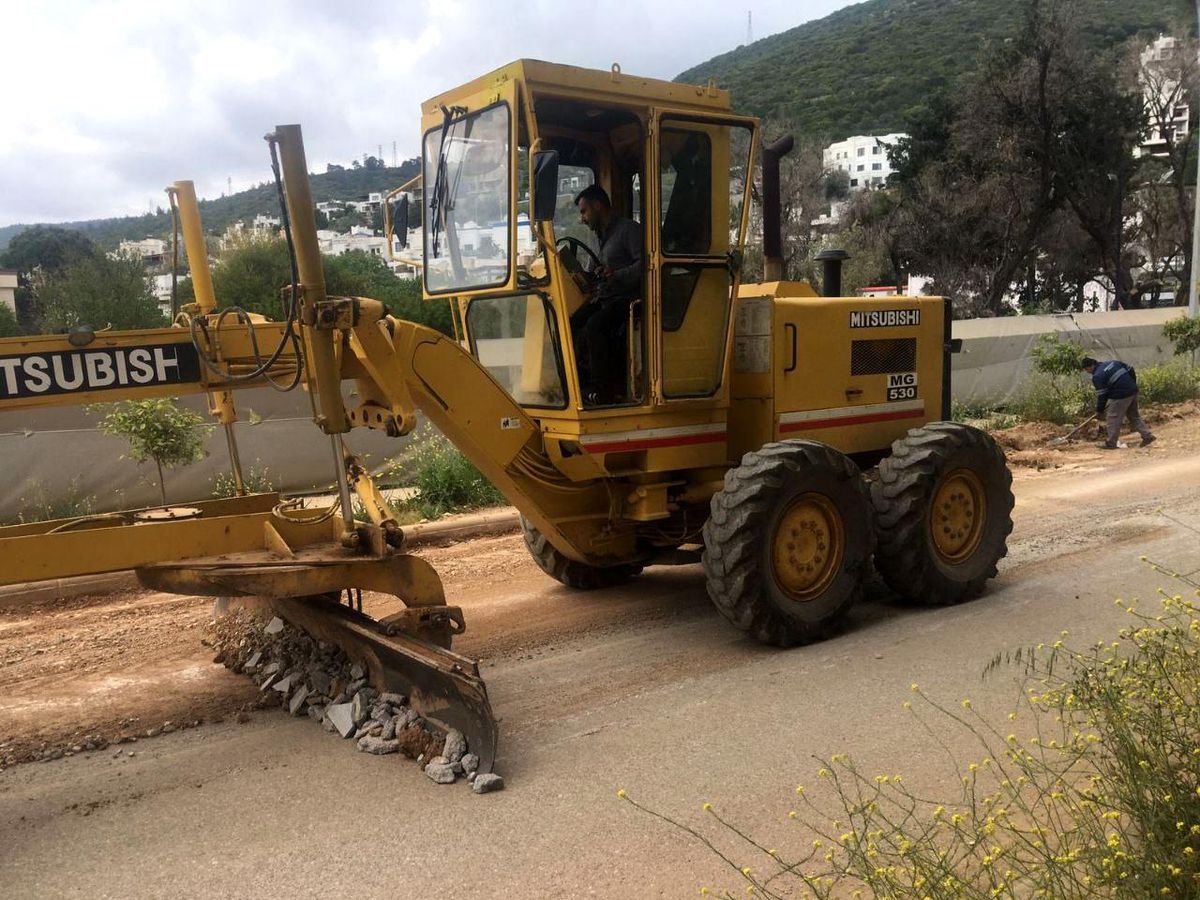 Torba Mahallesi'nde asfaltlama çalışması yapılıyor