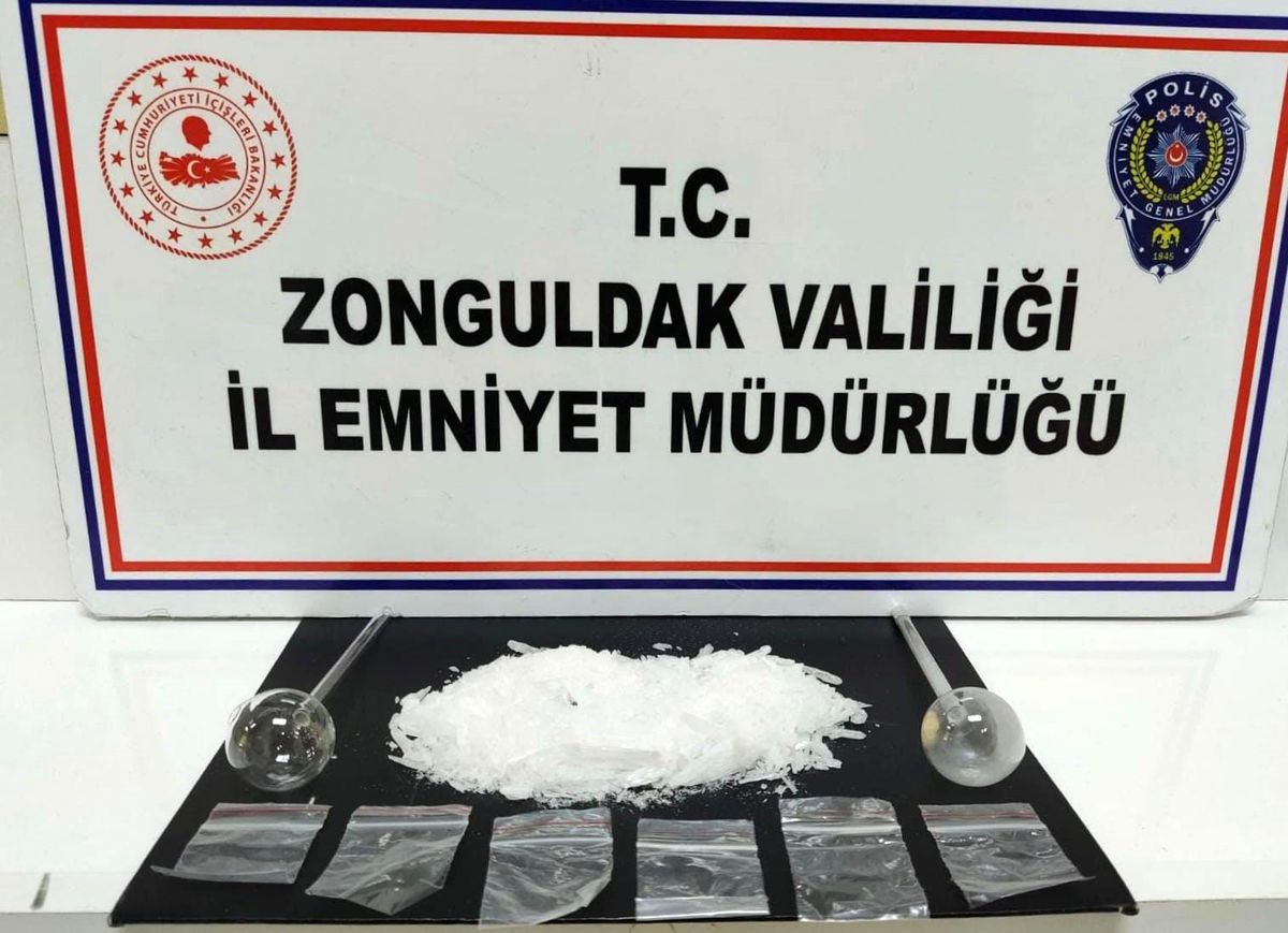 Zonguldak'ta polisin uyuşturucu operasyonuna 1 tutuklama