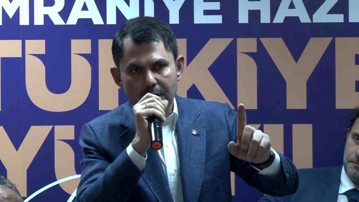 Bakan Kurum: 'Bu seçim Türkiye yüzyılı adına atılacak önemli bir adımdır'