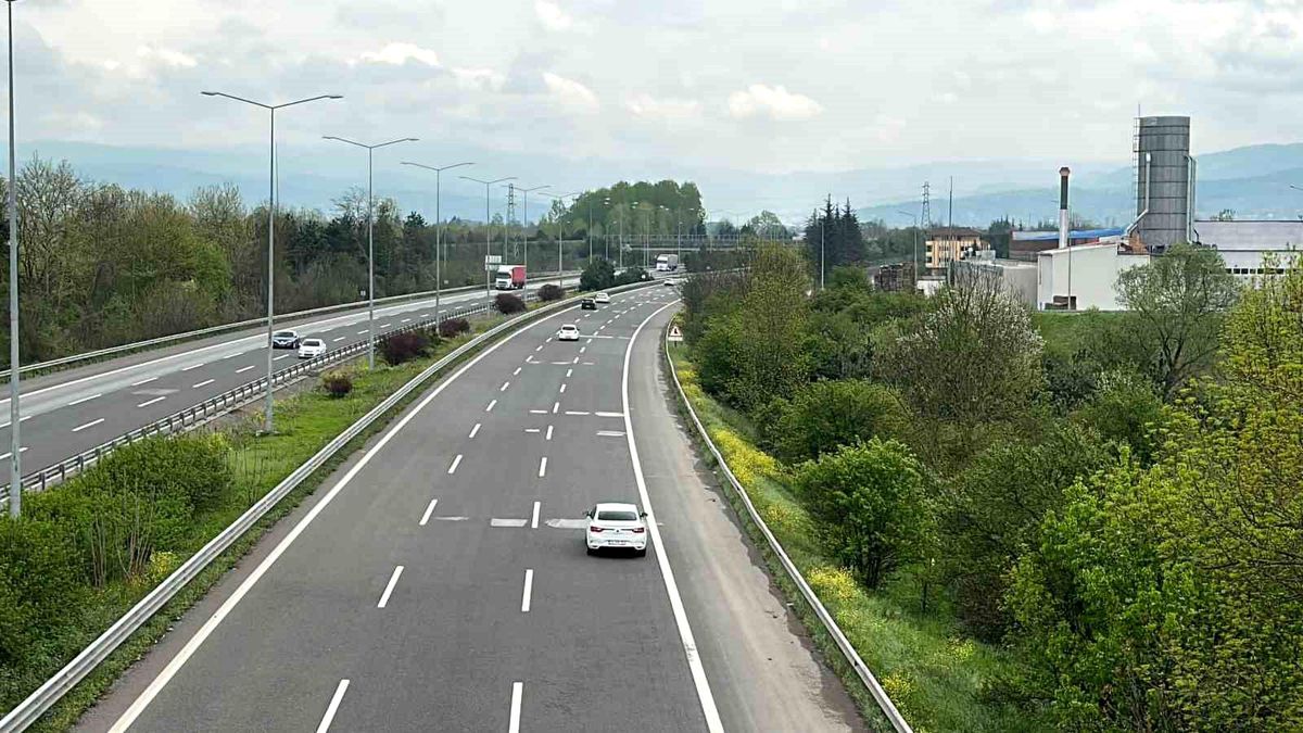 Bayramda otoyol boş kaldı