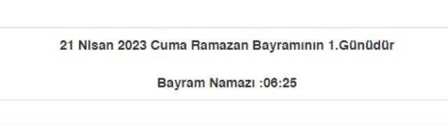 Çorum bayram namazı saat kaçta? Çorum Ramazan Bayramı namazı saat kaçta? Çorum bayram namazı saati