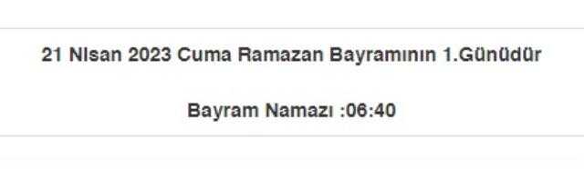 Düzce bayram namazı saat kaçta? Düzce Ramazan Bayramı namazı saat kaçta? Düzce bayram namazı saati