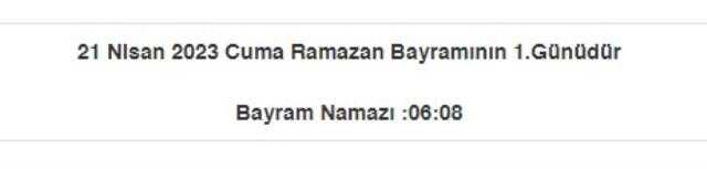 Erzincan bayram namazı saat kaçta? Erzincan Ramazan Bayramı namazı saat kaçta? Erzincan bayram namazı saati