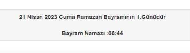 Eskişehir bayram namazı saat kaçta? Eskişehir Ramazan Bayramı namazı saat kaçta? Eskişehir bayram namazı saati