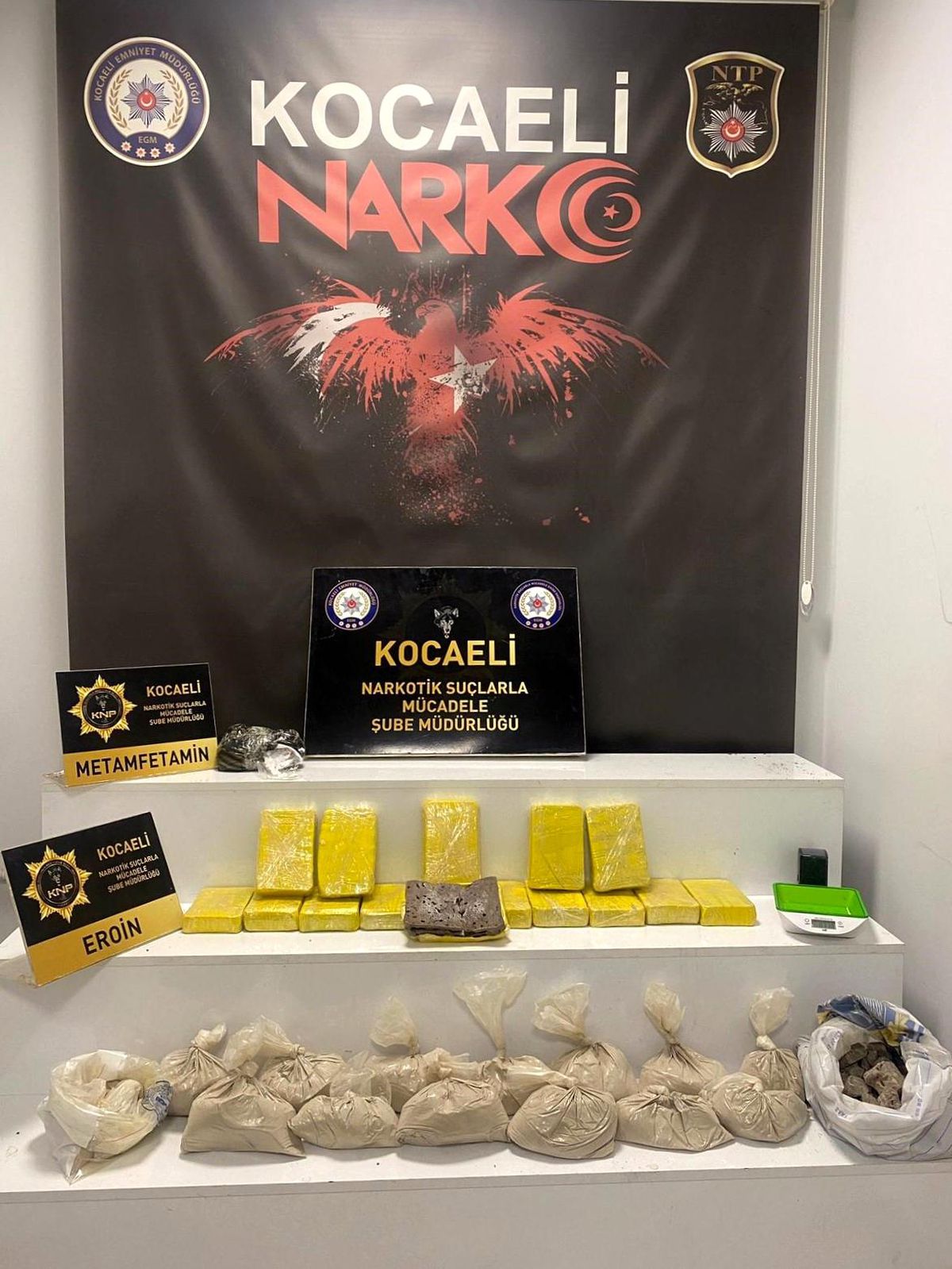 Kocaeli'de 30 kilo eroin ele geçirildi