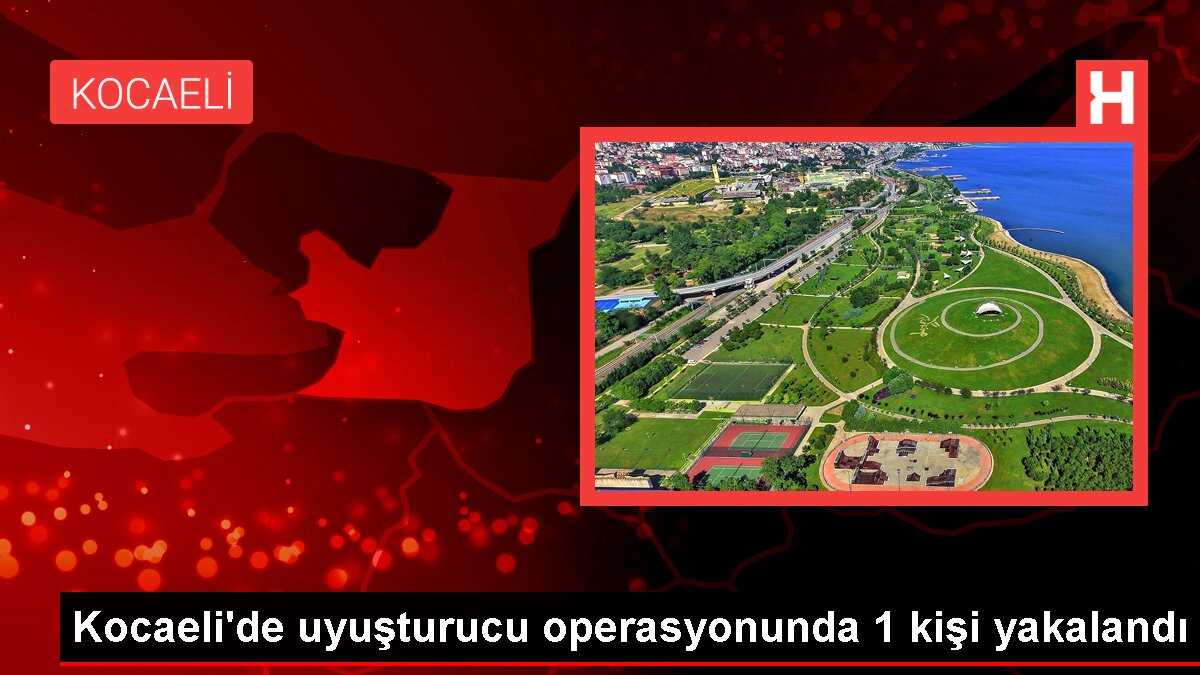 Kocaeli'de uyuşturucu operasyonunda 1 kişi yakalandı