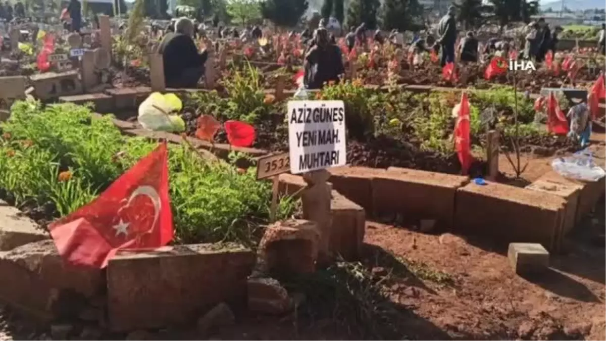 Mezarlıktaki acı detay bayramda ortaya çıktı