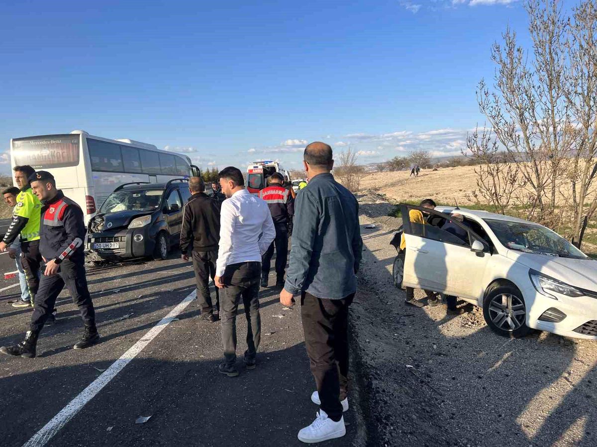 Nevşehir'de trafik kazası: 4 yaralı
