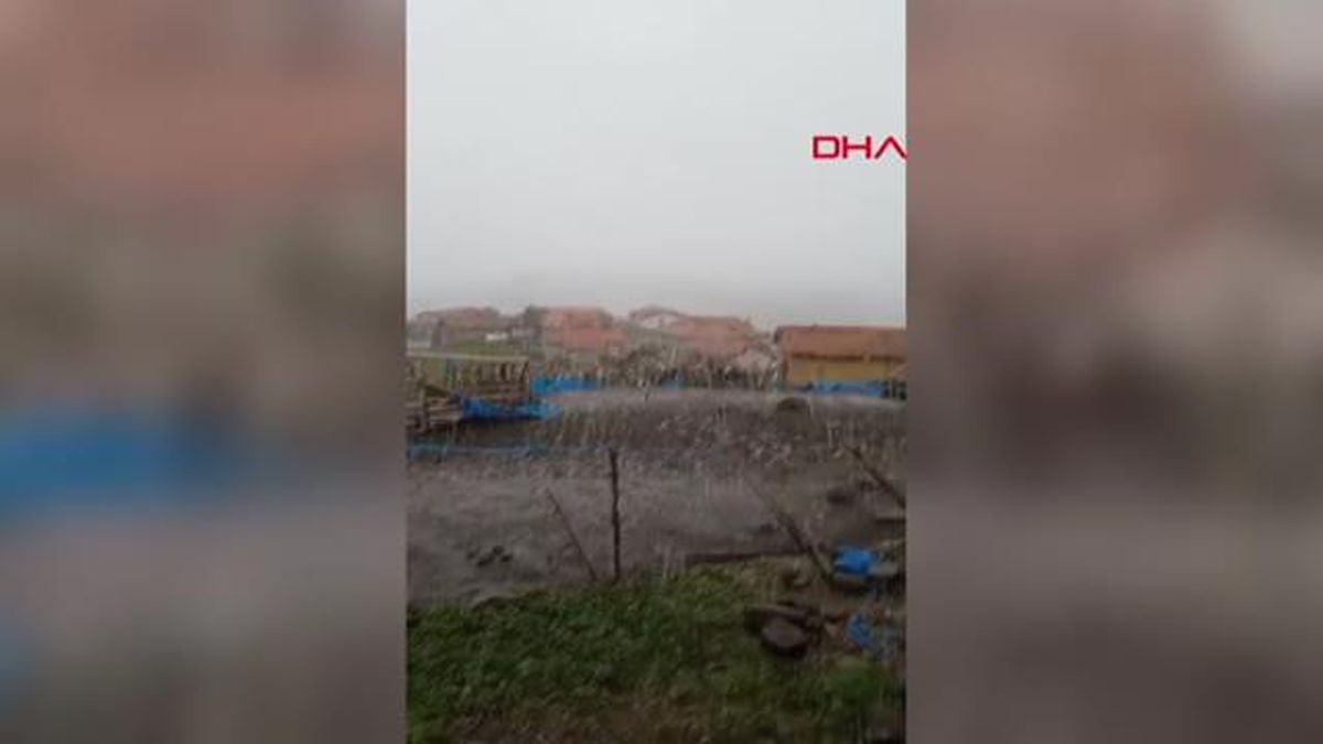 TOKAT'TA NİSAN AYINDA KAR SÜRPRİZİ