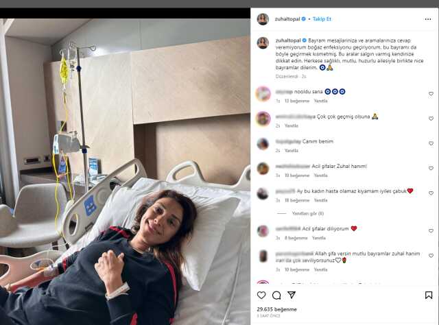 Ünlü sunucu Zuhal Topal hastaneye kaldırıldı