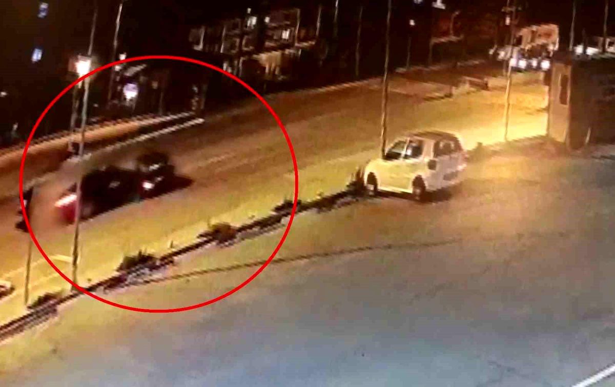 Bayram arefesinde 1 kişinin öldüğü feci kaza kamerada