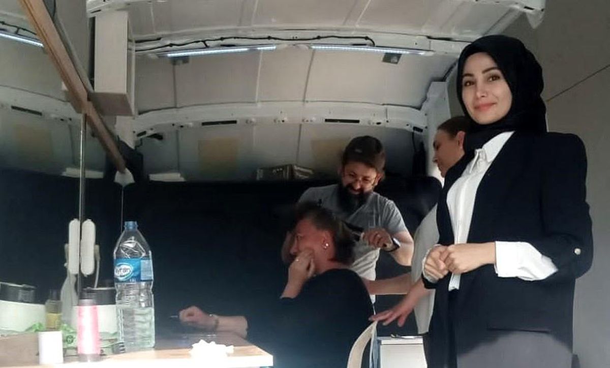 Bodrum'dan Malatya'ya mobil kuaför