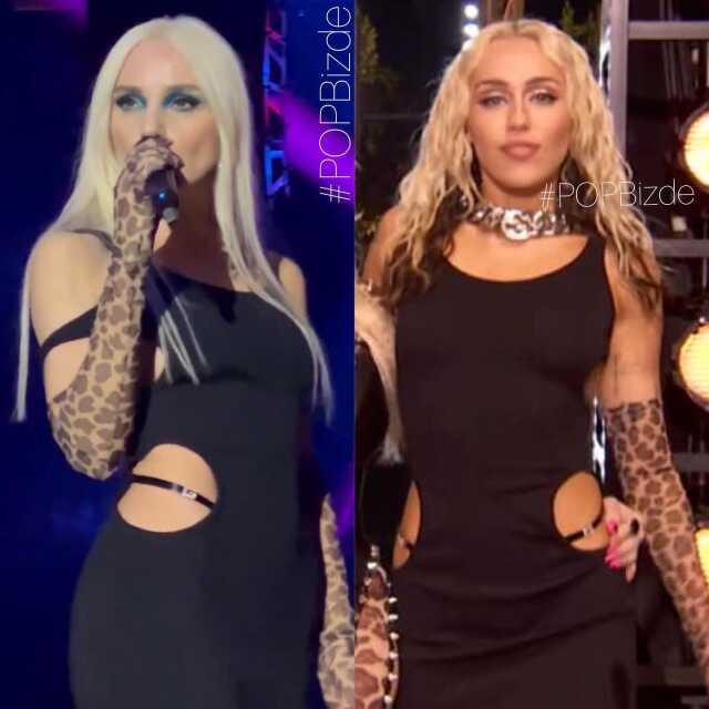 Haftalar sonra sahneye çıkan Gülşen'in Miley Cyrus'un tarzını kopyaladığı ortaya çıktı Haftalar sonra sahneye çıkan Gülşen'in Miley Cyrus'un tarzını kopyaladığı ortaya çıktı