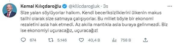 'Yalanını yesinler' çıkışına CHP liderinden yanıt gecikmedi: Bırakın 300 milyarı, 300 dolarınız olsa Nebati'ye verir misiniz?