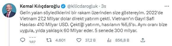 'Yalanını yesinler' çıkışına CHP liderinden yanıt gecikmedi: Bırakın 300 milyarı, 300 dolarınız olsa Nebati'ye verir misiniz?