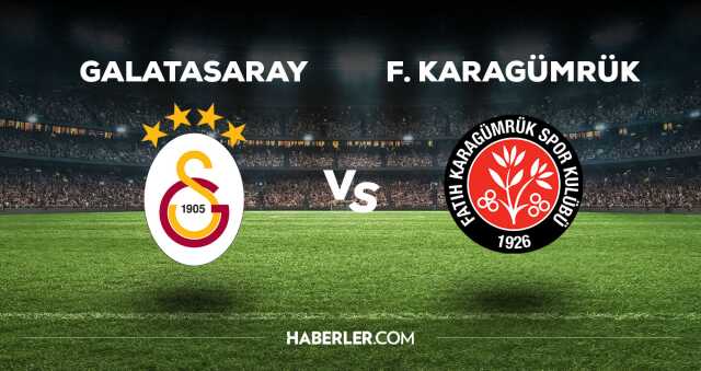 Galatasaray Karagümrük maçı kaç kaç, bitti mi? MAÇ SKORU! GS Karagümrük maçı kaç kaç, canlı maç skoru! Galatasaray Karagümrük canlı maç anlatımı!